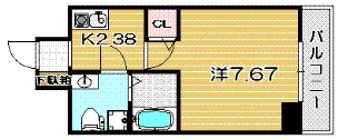 高槻市の賃貸マンション|セレニテ高槻の物件間取