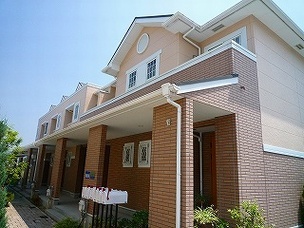 高槻市の賃貸アパート|ディアコートの外観写真
