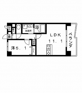 高槻市賃貸マンション 長谷川マンション【新築】Aタイプ 間取り図面.jpg