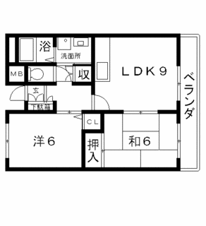 高槻市賃貸マンション ひまわり公園マンション 間取り.gif