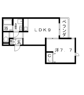 高槻市 新築賃貸 マンション へーベル高槻 間取り.gif