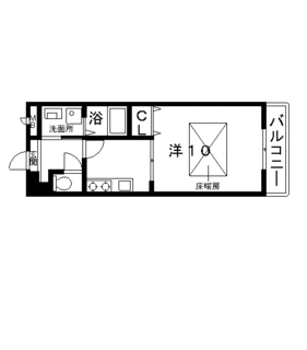 高槻市 新築 賃貸 マンション アンプルールフェールヒカリ櫻代ネット用間取り.gif