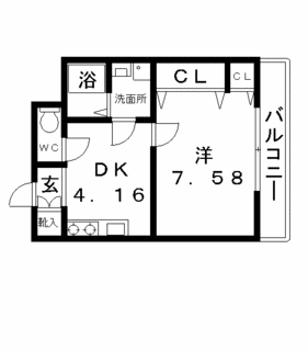 高槻 賃貸 上牧 エフティー上牧間取り.gif