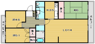 高槻市分譲賃貸 エメラルドマンション高槻|間取.jpg
