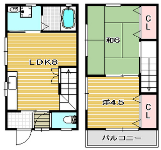 高槻市賃貸アパート 清水タウンハウス 間取り図面.jpg
