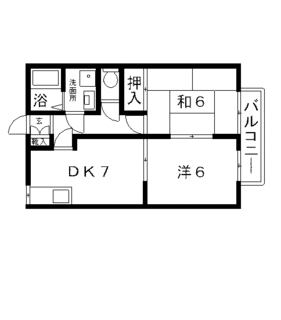 大阪 高槻 賃貸 グリーンルーフ大冠A&B棟ネット用間取り.gif