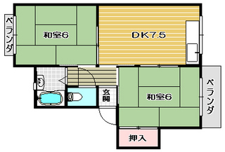 高槻市賃貸アパート サニーハイツ 間取り.jpg