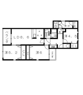 高槻市賃貸マンション サンパティーク未来 間取り.gif
