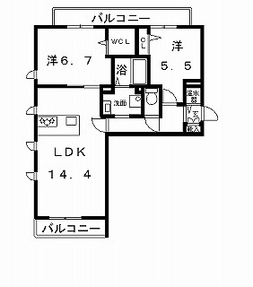 高槻市賃貸マンション 新築・シャーメゾン五十嵐邸 B号室ネットよう.jpg