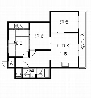 高槻市賃貸マンション ハイツ大手町W 間取り図面.jpg