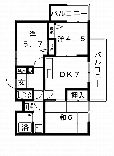 高槻賃貸マンション 光栄ハイツ高槻 間取り図面.jpg