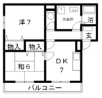 高槻 賃貸 住宅 マンション ヴィラージュ城北 ネット用間取.gif