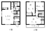高槻 賃貸 住宅 戸建 セキスイハイム 大塚町 間取.gif