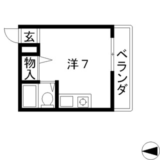 高槻市 賃貸マンション 駅近 単身 JR高槻駅 1K 西尾マンション_t 間取.jpg