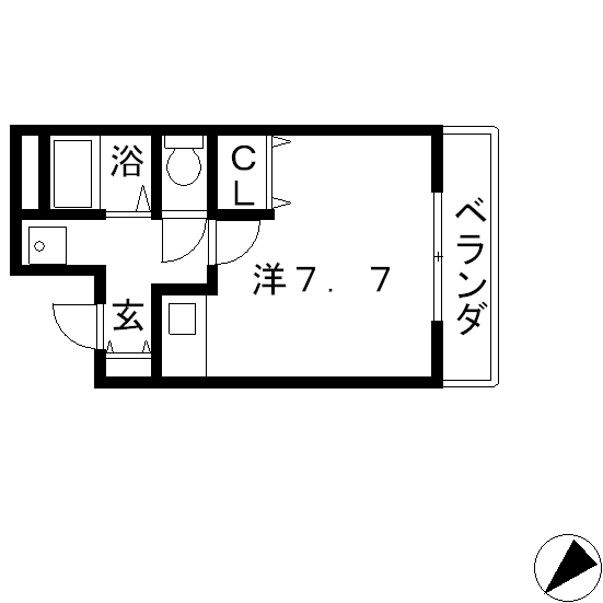 高槻市 賃貸マンション 城北町 アーバンハイツ城北3号室 間取1.jpg