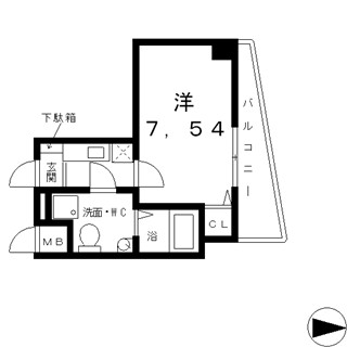高槻市 賃貸マンション 野見町 デザイナーズマンション 1K セレニテ高槻_t間取@.jpg