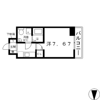 高槻市 賃貸マンション 野見町 デザイナーズマンション 1K セレニテ高槻_t間取D.jpg