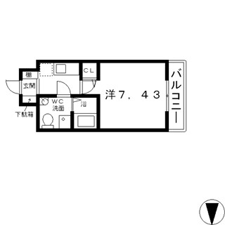 高槻市 賃貸マンション 野見町 デザイナーズマンション 1K セレニテ高槻_t間取F.jpg