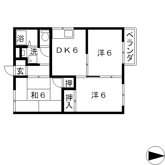 高槻市賃貸ハイツ・ハイツシャロームNO2.jpg