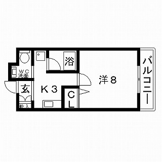 高槻市賃貸マンション グランベール京口 間取り図面.jpg