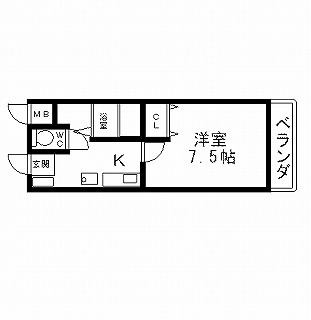 高槻市賃貸マンション フェリーチェ寺本 間取り図面.jpg