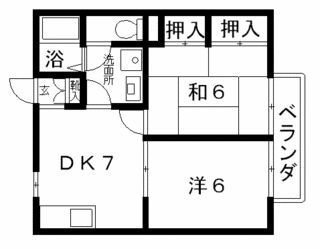 高槻 賃貸メゾンフルール間取り.gif