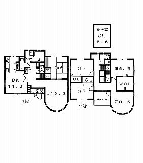上牧戸建賃貸 桜井5丁目貸家 間取り図面.jpg