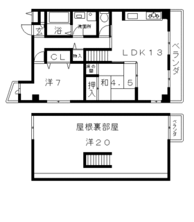 高槻市 賃貸マンション 寺本レジデンス702号室 間取り.gif