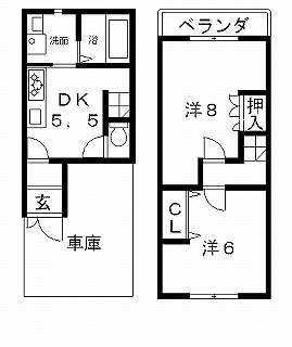 高槻市賃貸一戸建て 大塚町5丁目貸家 間取り図面.jpg