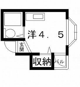 高槻市 マンション 如是マンション 間取り