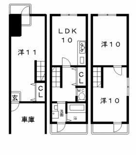 高槻市 賃貸 一戸建て 明野町貸家 切り取り.gif