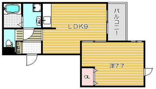 へーベル高槻 2号室 カラー.jpg