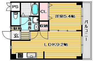 高槻市賃貸マンション ヴィラコンフォート|間取.jpg