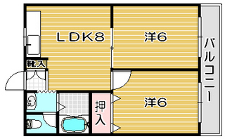 高槻市賃貸 マンション サンワロイヤルマンション 間取り.jpg