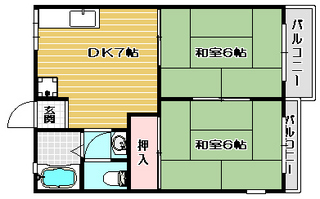 高槻市賃貸アパート ファミール城東|間取.jpg
