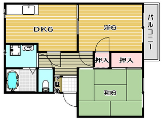 高槻市賃貸アパート フレグランス大手町|間取.jpg
