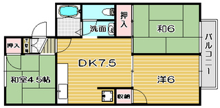 高槻市賃貸アパート ヴィラスパークシティー|間取.jpg
