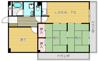 南平台ヤタヒルズT|間取り