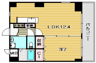 三島郡島本町賃貸マンション fiore水無瀬|間取.jpg