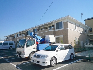 高槻市新築賃貸アパート エアリーレジデンス芝生|外観.jpg