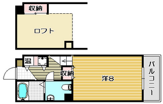 高槻市賃貸マンション|アビタ細川たかつきの間取