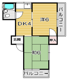 高槻市賃貸マンション 摂津ハイツ 間取り.jpg